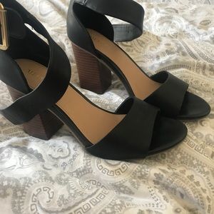 Target verona black block heel